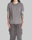 DOUBLE NECK TEE