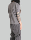 blackmerle - DOUBLE NECK TEE - 082plus