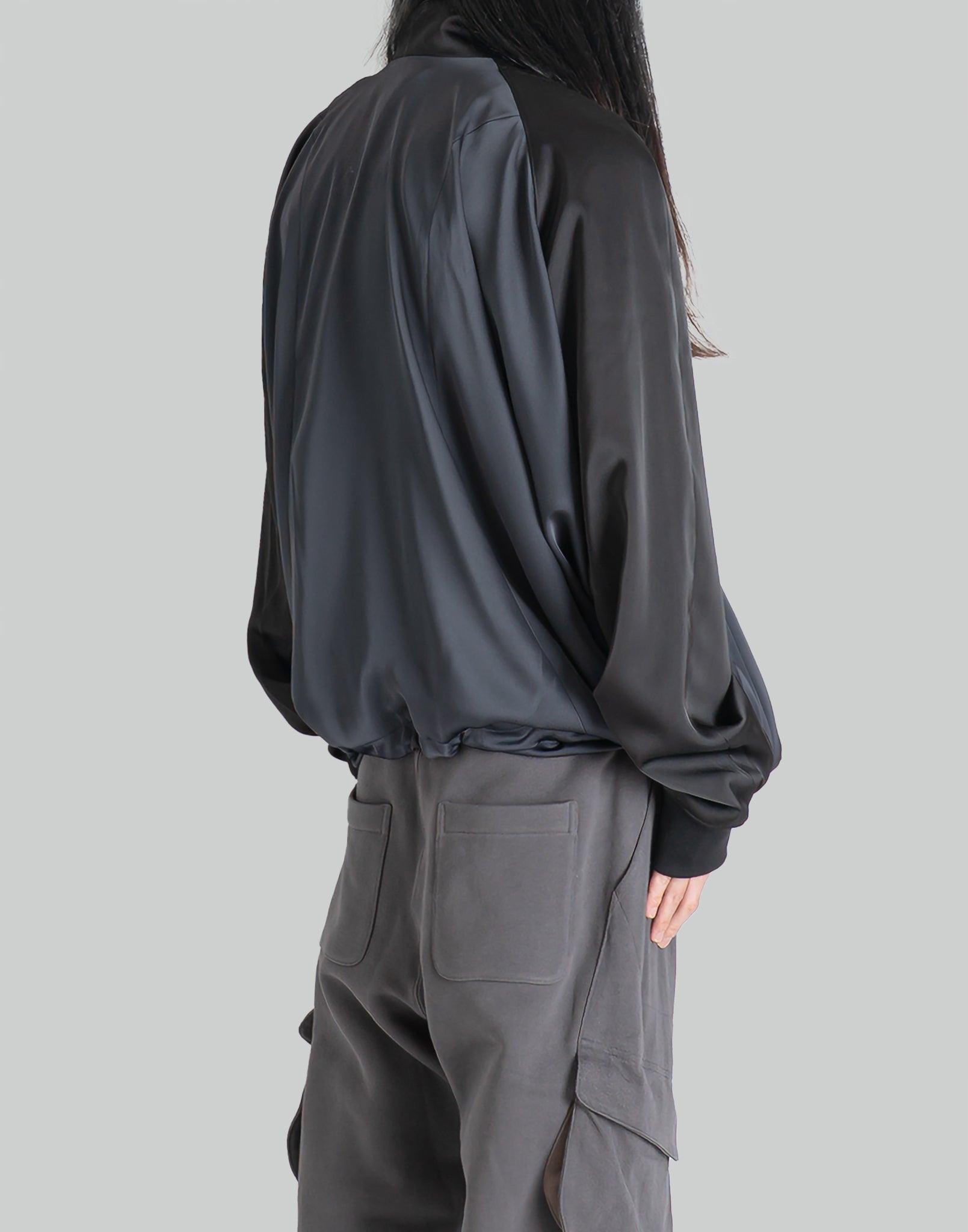 JiyongKim - DRAPED DOUBLE HEM TRACK JACKET - 082plus