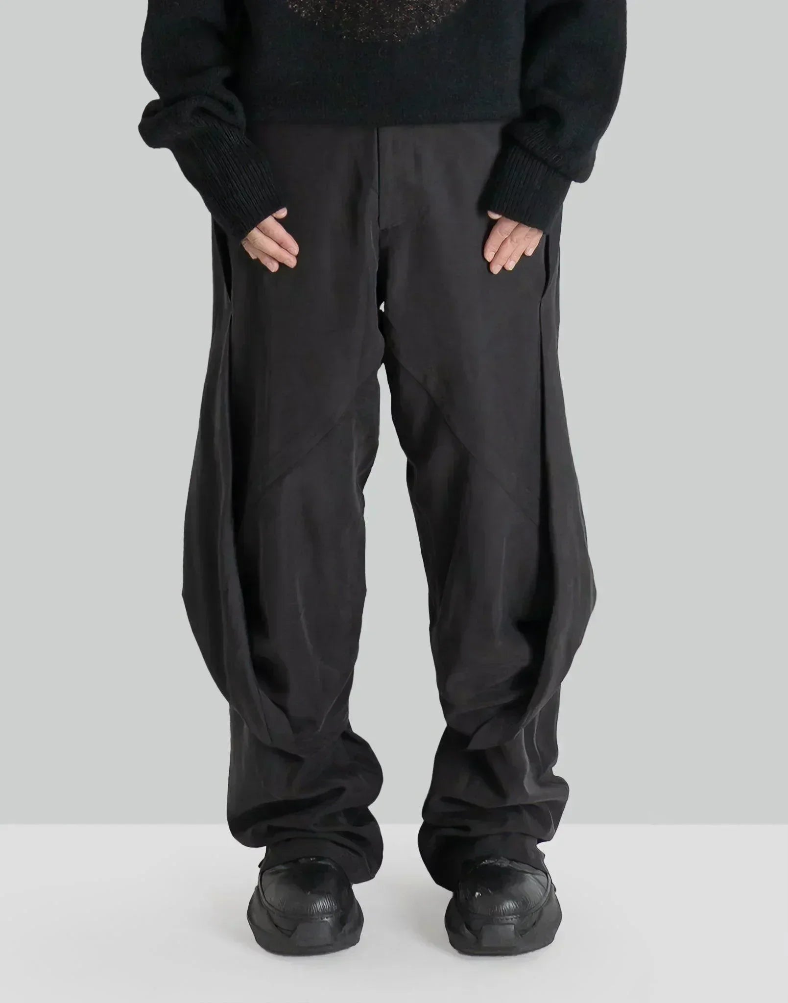 JiyongKim - DRAPED LAYERED TROUSERS - 082plus