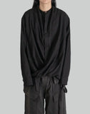 DRAPED SHIRT