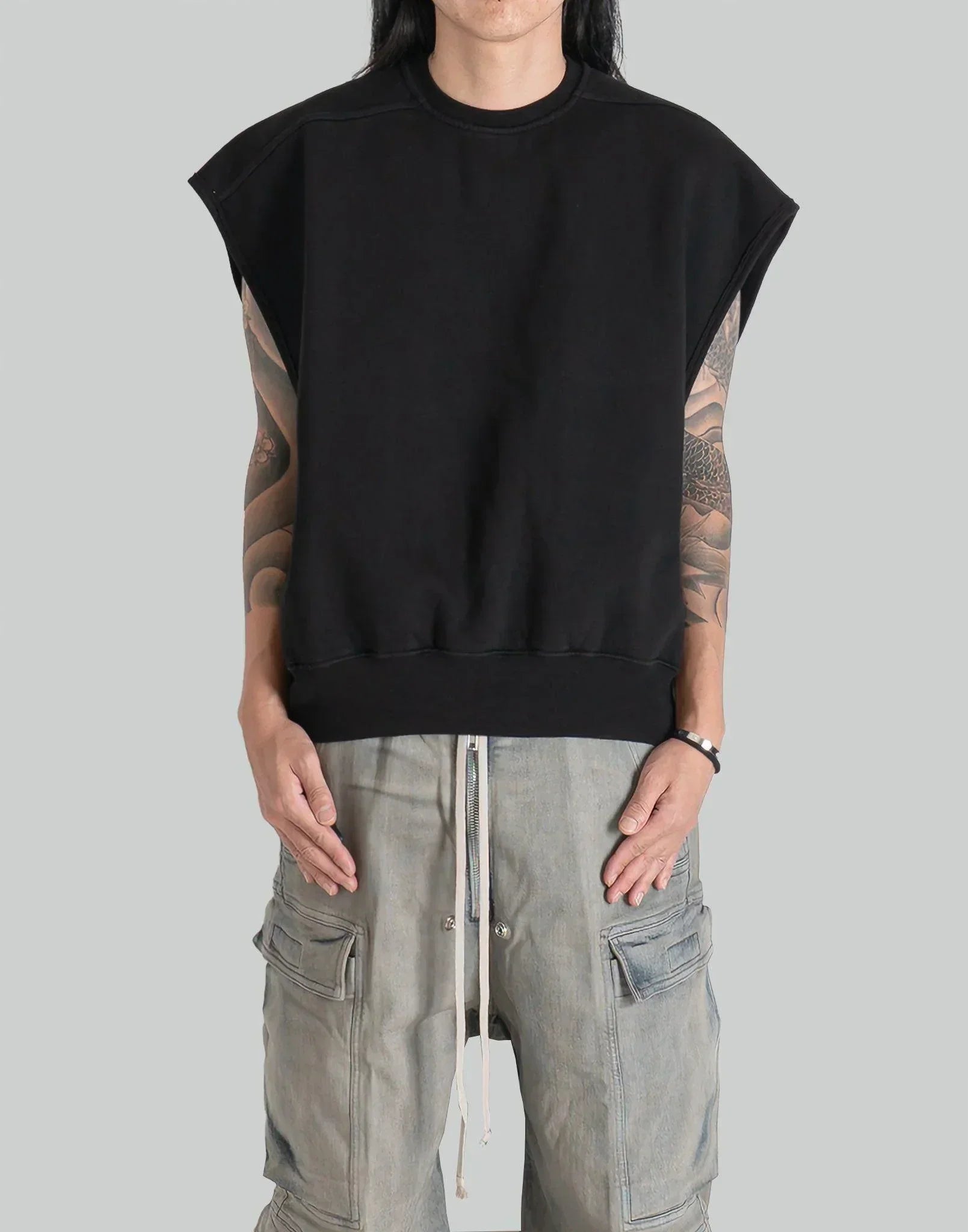 【合わせやすい】RickOwens SLジャンボタトリンスウェットシャツ リックオウエンス - ロン ジャンボ ショートスリーブ Tシャツ