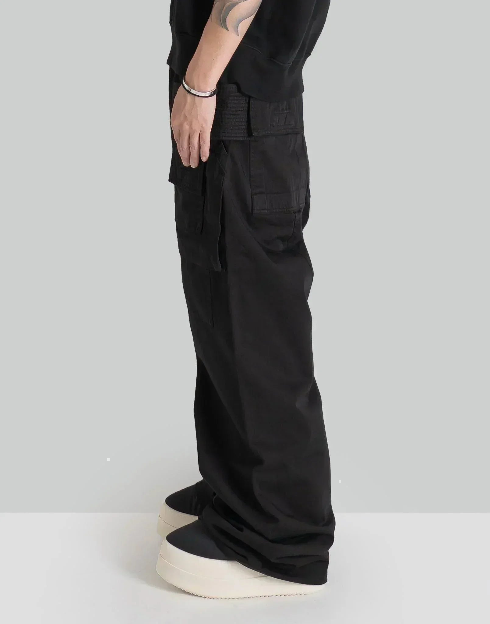 Rick Owens Drkshdw - CREATCH WIDE CARGO DRAWSTRING - 082plus