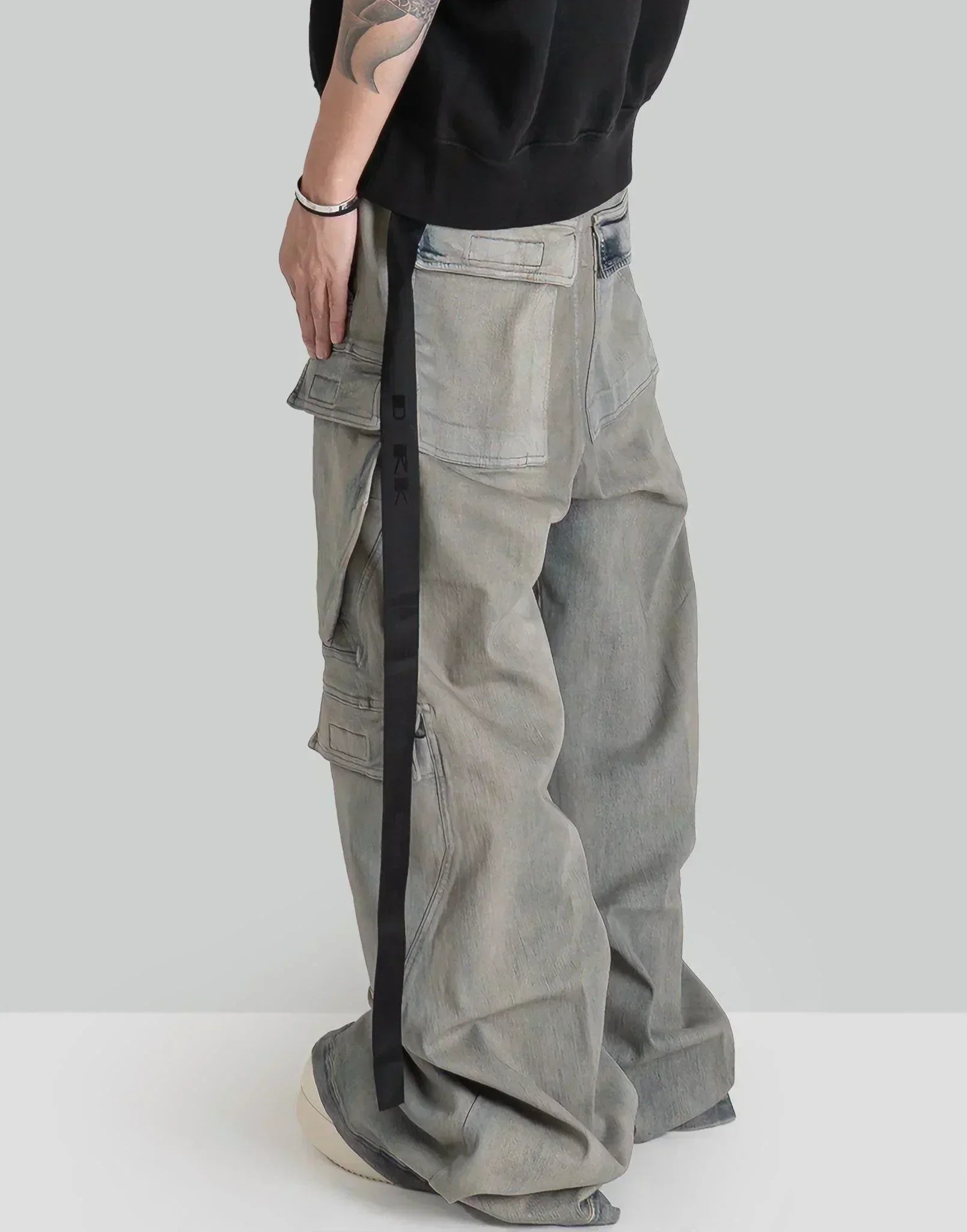 Rick Owens Drkshdw - DOUBLE CARGO JUMBO BELAS - 082plus
