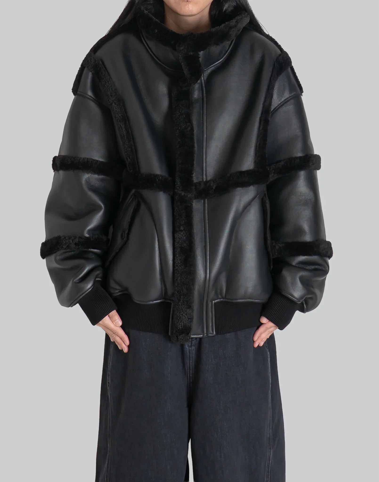 ぶぅ様 FENG CHEN WANG Double Sided Sherpa Jacket – 082plus
