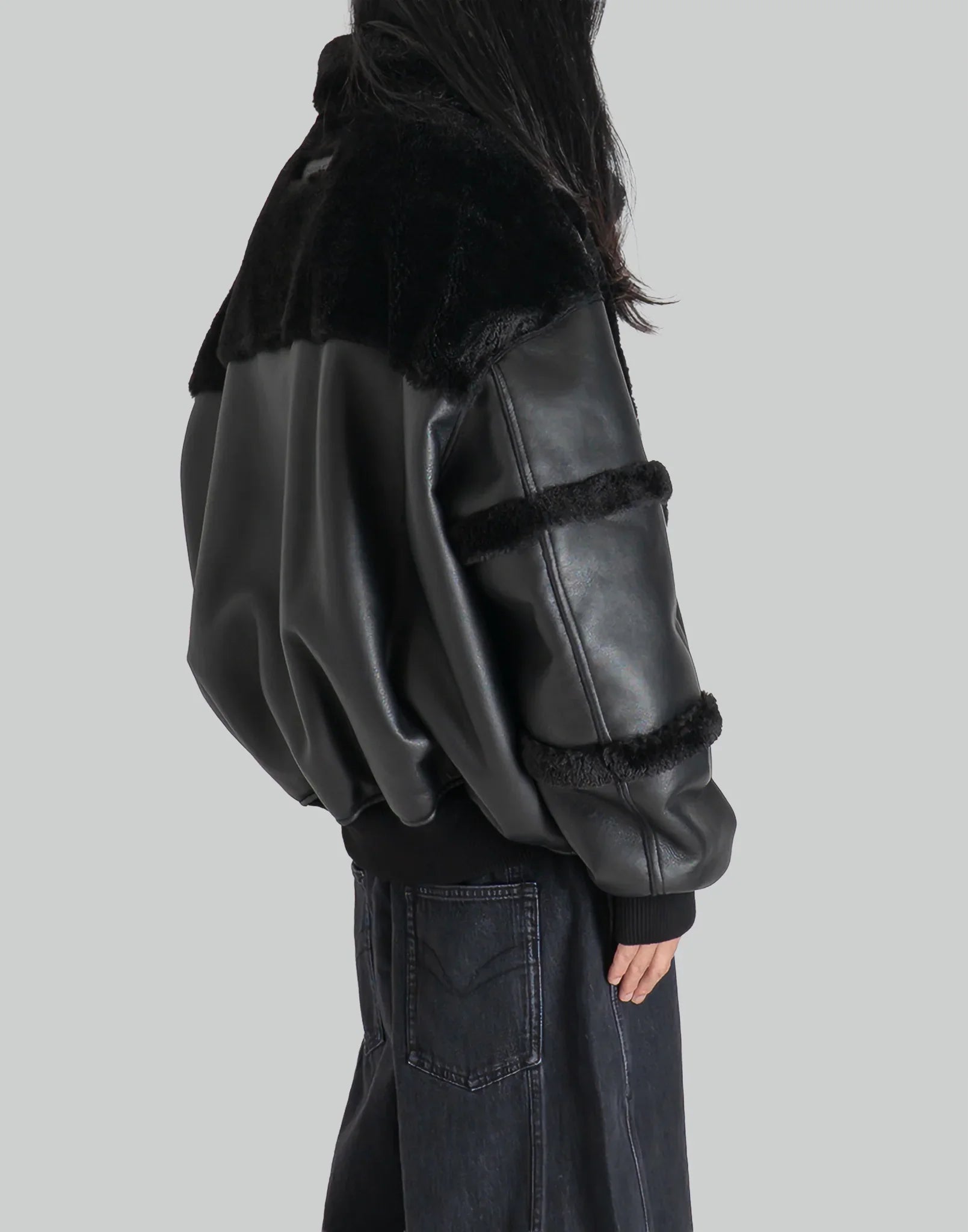 FENG CHEN WANG - Double Sided Sherpa Jacket - 082plus