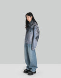 FENG CHEN WANG - Double Waistband Curved Sean Jeans - 082plus