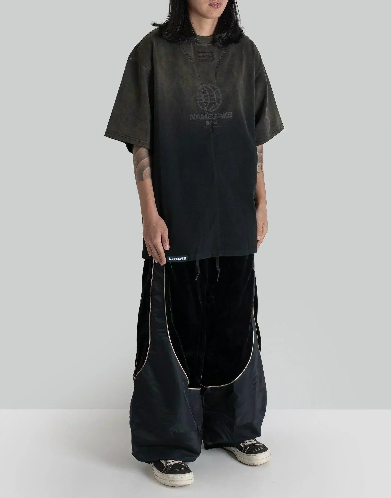 NAMESAKE - EIGHTH WIDE TRACK TROUSERS - 082plus