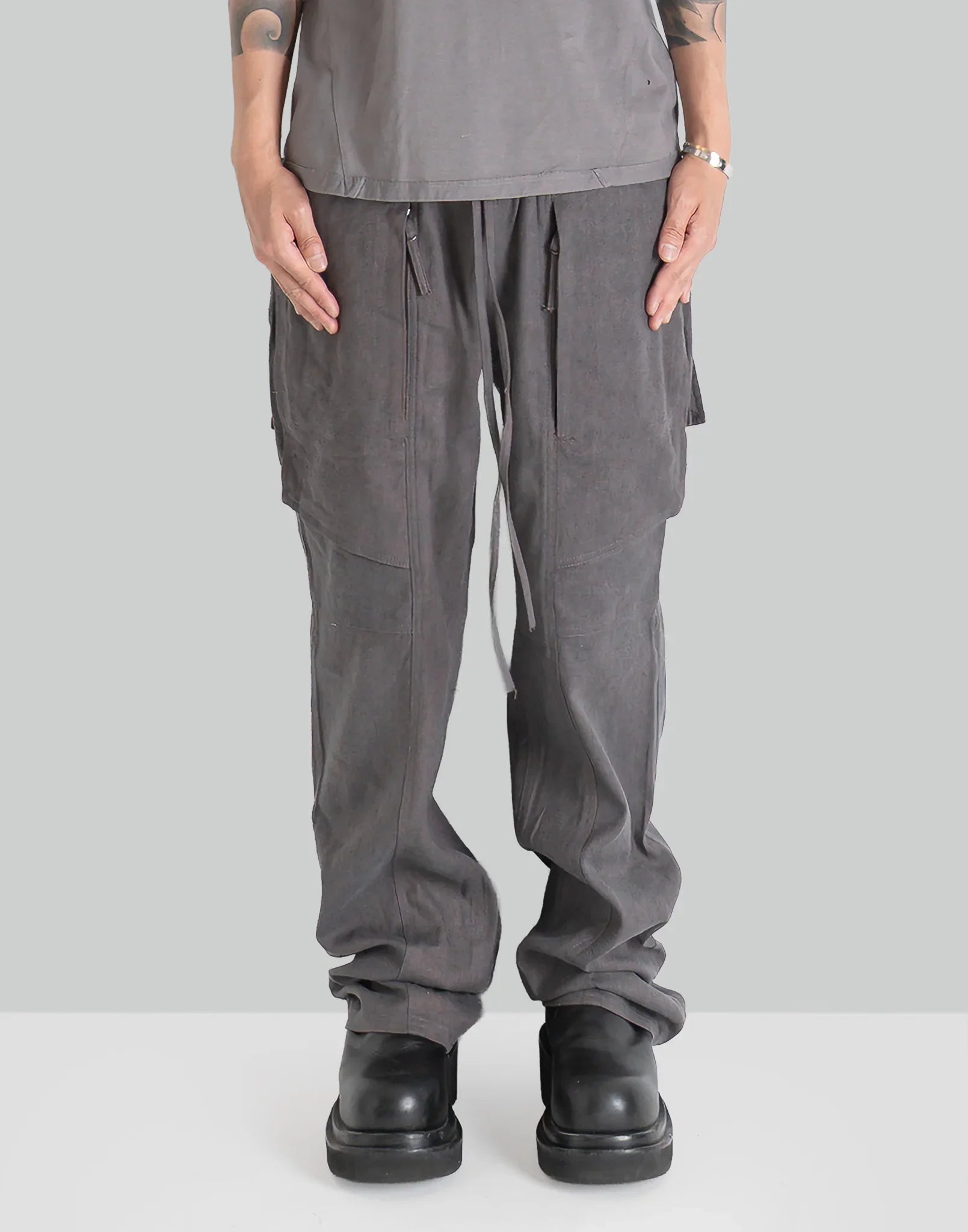 blackmerle - FATIGUE DRAWSTRING PANTS - 082plus