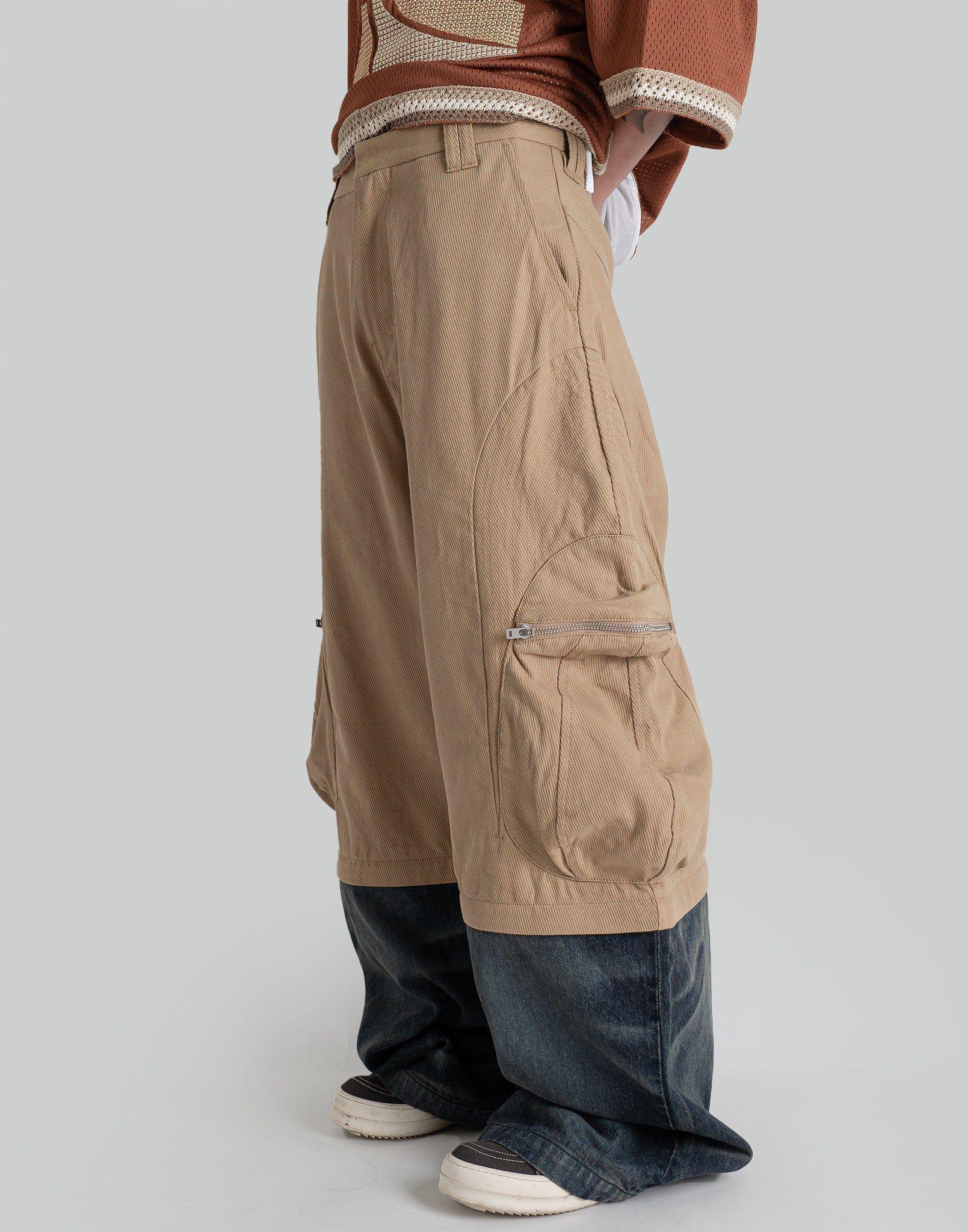 NAMESAKE - FELIX DETACHABLE KNEE CARGO JEANS - 082plus