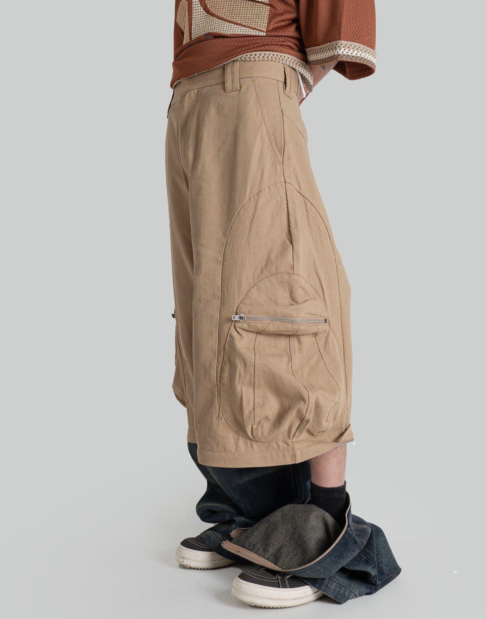 NAMESAKE FELIX DETACHABLE KNEE CARGO JEANS – 082plus