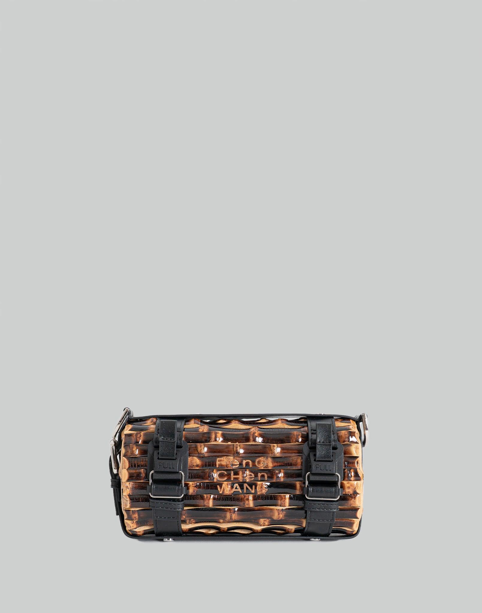 FENG CHEN WANG - BAMBOO ROOTS CYLINDRICAL BAMBOO BAG - 082plus