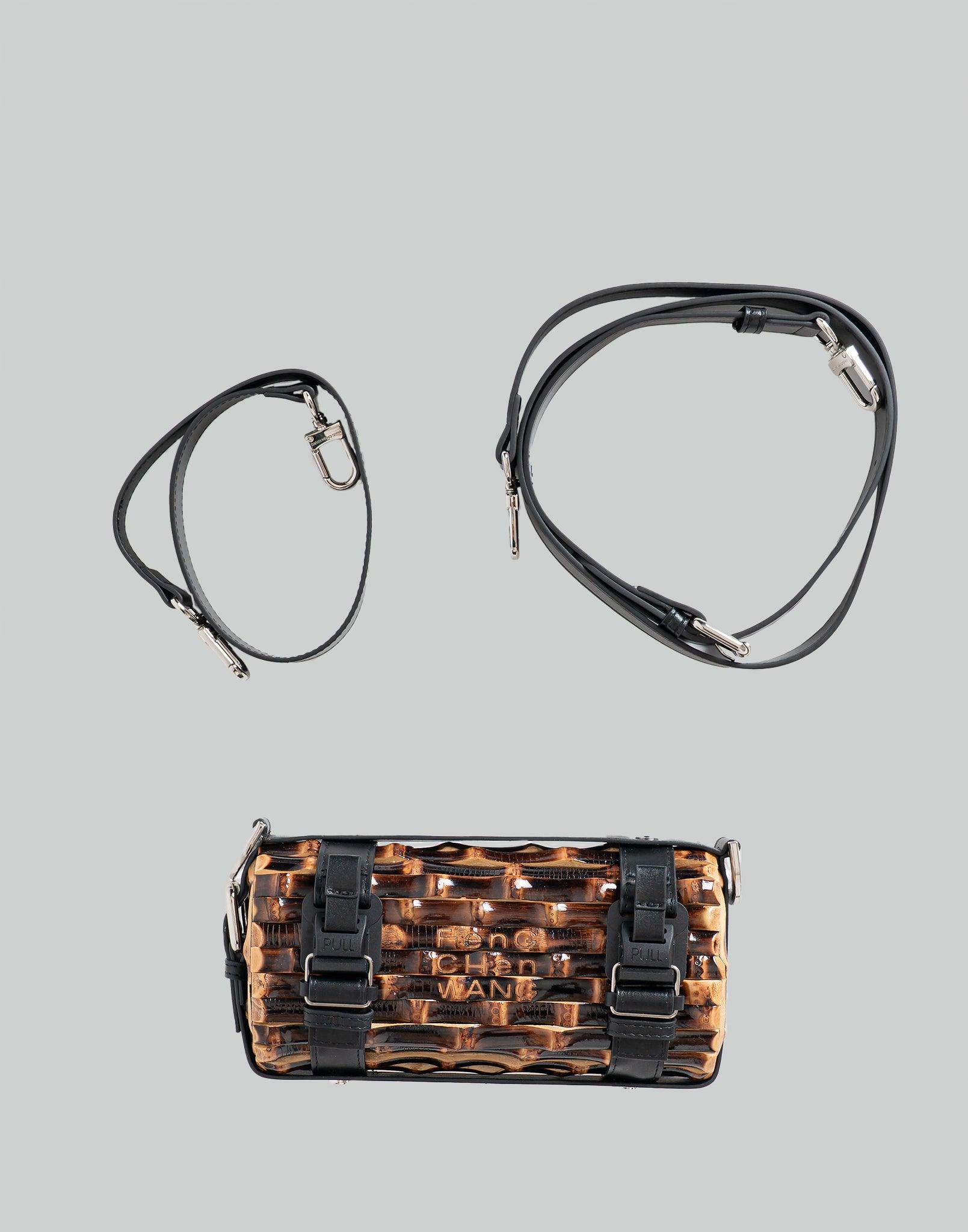 FENG CHEN WANG - BAMBOO ROOTS CYLINDRICAL BAMBOO BAG - 082plus