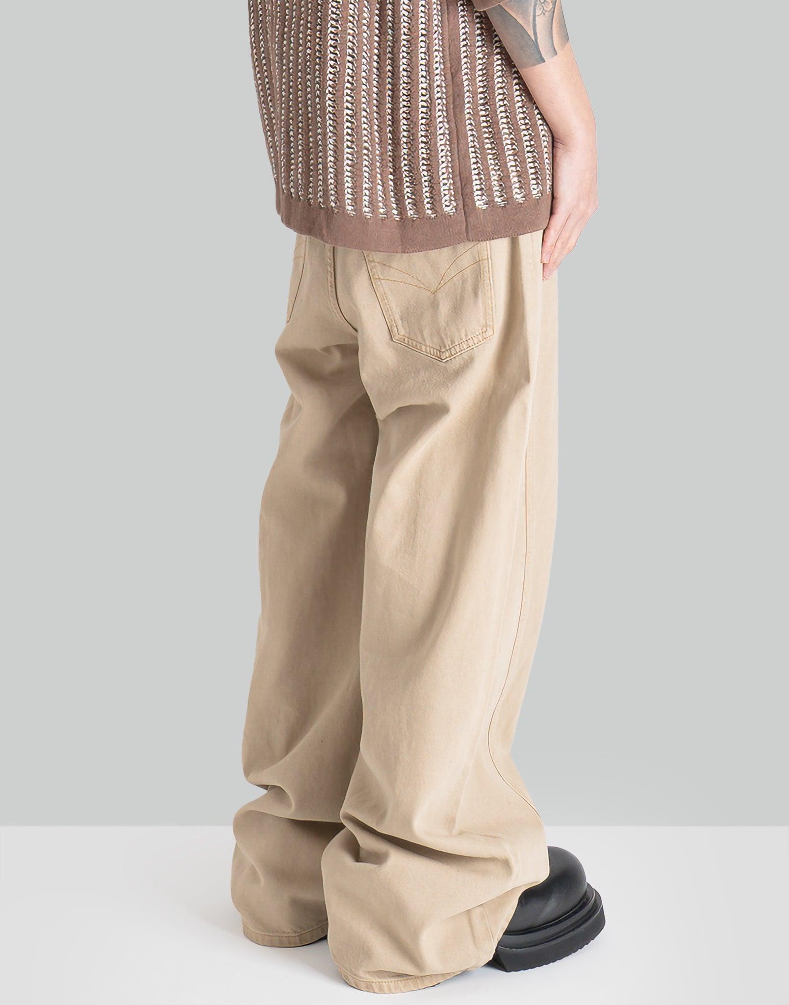 FENG CHEN WANG - DENIM WASHED PANTS - 082plus