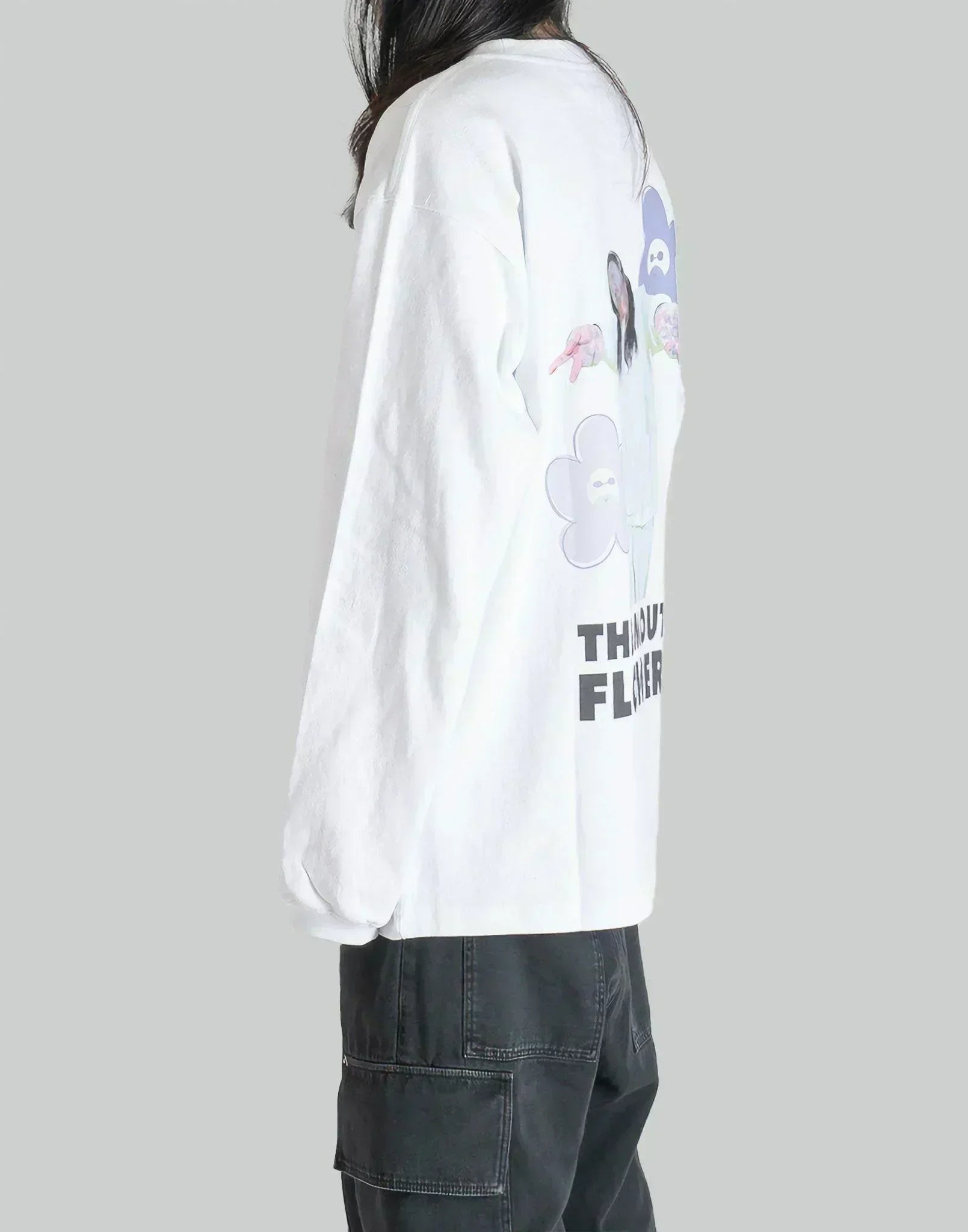 NISHIMOTO IS THE MOUTH - FLOWER L/S TEE - 082plus