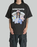 NISHIMOTO IS THE MOUTH - FLOWER S/S TEE - 082plus