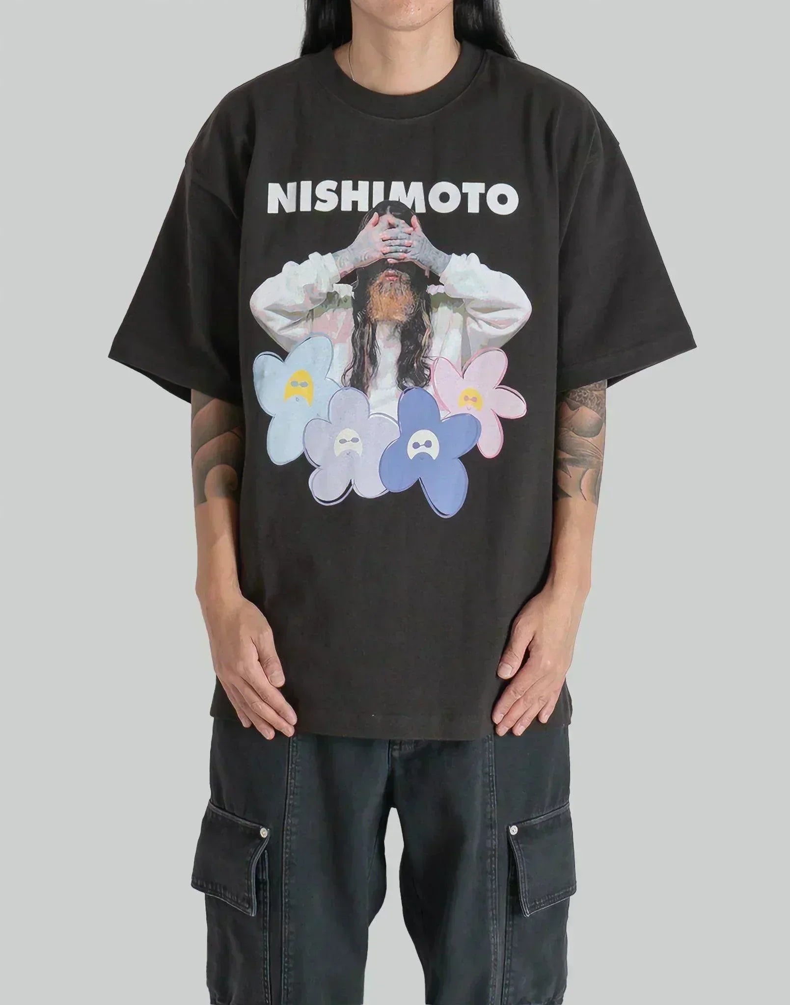 NISHIMOTO IS THE MOUTH - FLOWER S/S TEE - 082plus