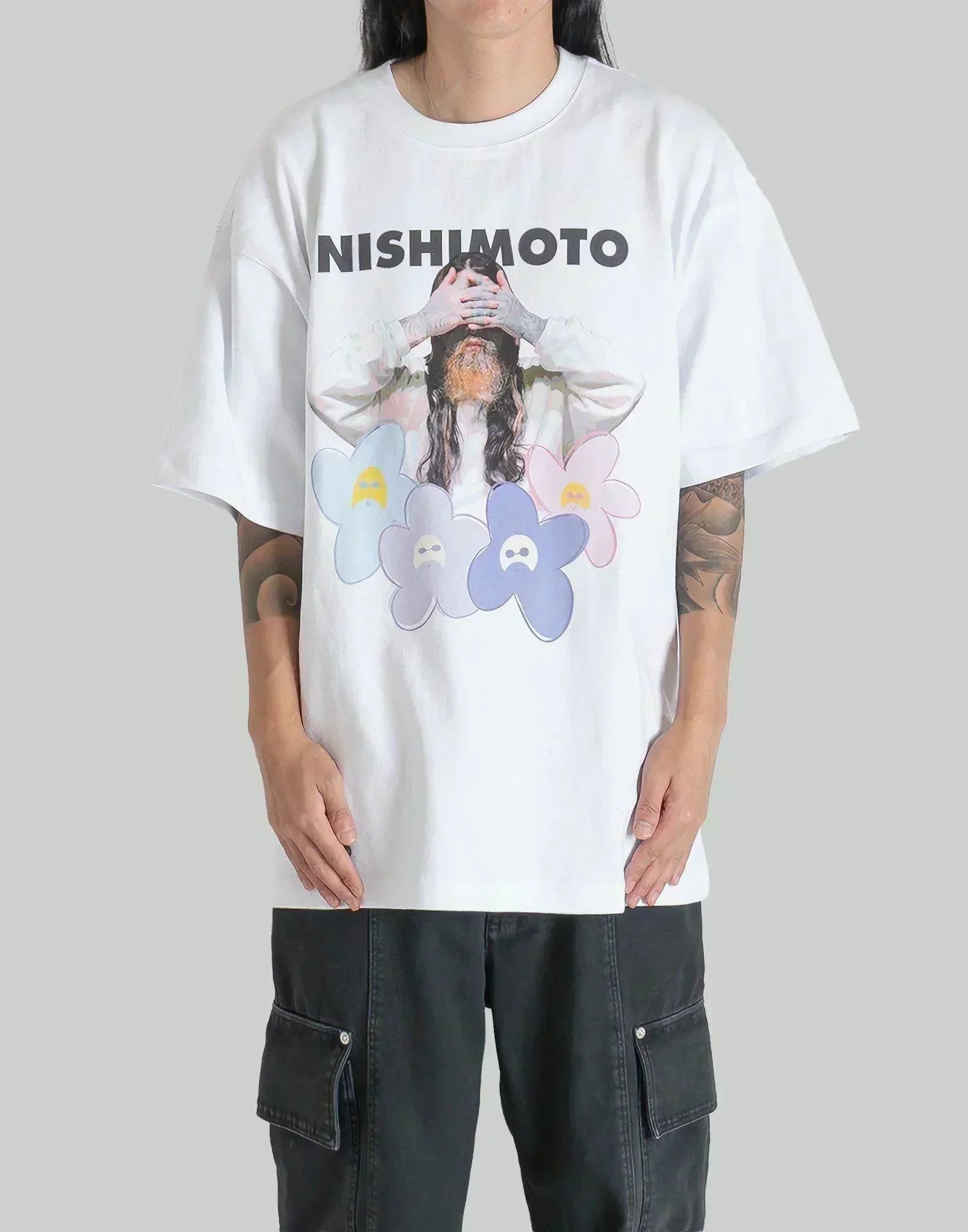 NISHIMOTO IS THE MOUTH - FLOWER S/S TEE - 082plus