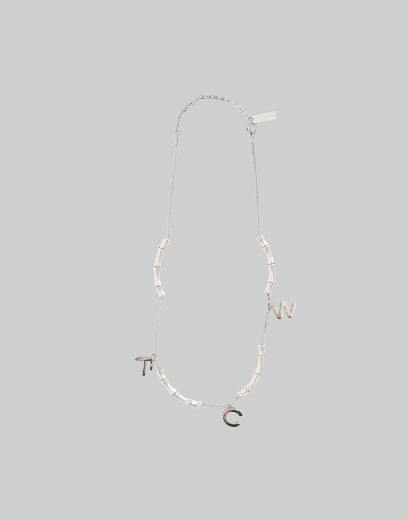 FENG CHEN WANG - SILVER BAMBOO CHOKER - 082plus