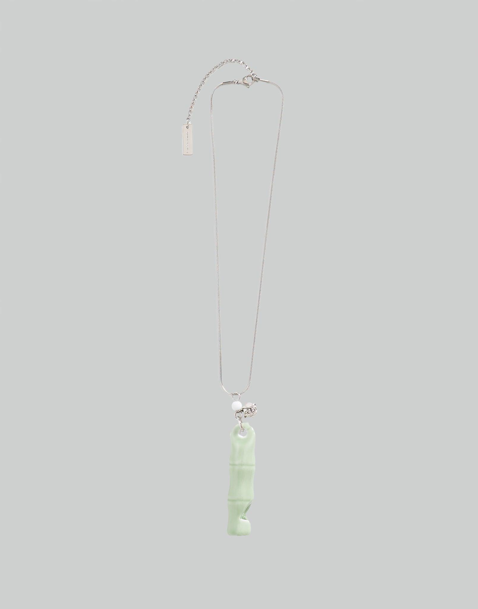 FENG CHEN WANG - CELADON BAMBOO NECKLACE - 082plus