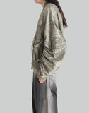 FENG CHEN WANG - SANDWASHED NYLON BOMBER - 082plus