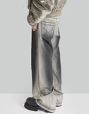 FENG CHEN WANG - DECONSTRUCTION WASHED JEANS - 082plus