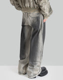 FENG CHEN WANG - DECONSTRUCTION WASHED JEANS - 082plus