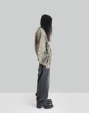 FENG CHEN WANG - ASYMETRIC STRAIGHT LEG JEANS WITH PANEL - 082plus