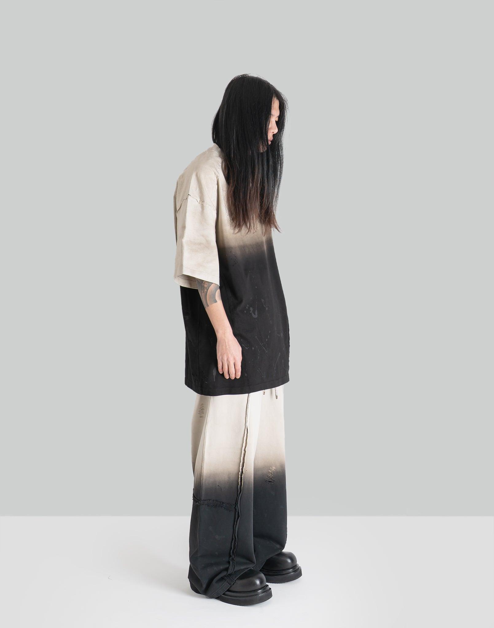 FENG CHEN WANG - GRADIENT WASHED OVERSIZED T-SHIRT - 082plus