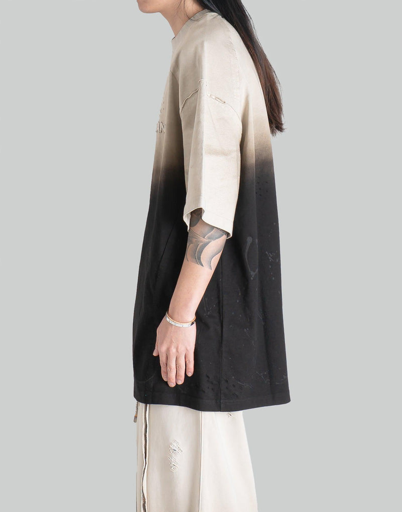 FENG CHEN WANG - GRADIENT WASHED OVERSIZED T-SHIRT - 082plus