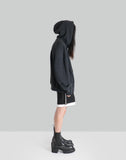 FENG CHEN WANG - BLACK PANELED SHORTS - 082plus