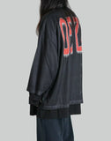 032C - 'GAME'' LAYERED MESH LONGSLEEVE - 082plus
