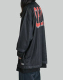 032C - 'GAME'' LAYERED MESH SHIRT DRESS - 082plus