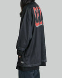 032C - 'GAME'' LAYERED MESH SHIRT DRESS - 082plus