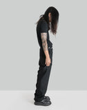 JUNTAE KIM - GATHERED CORSET SLACKS - 082plus