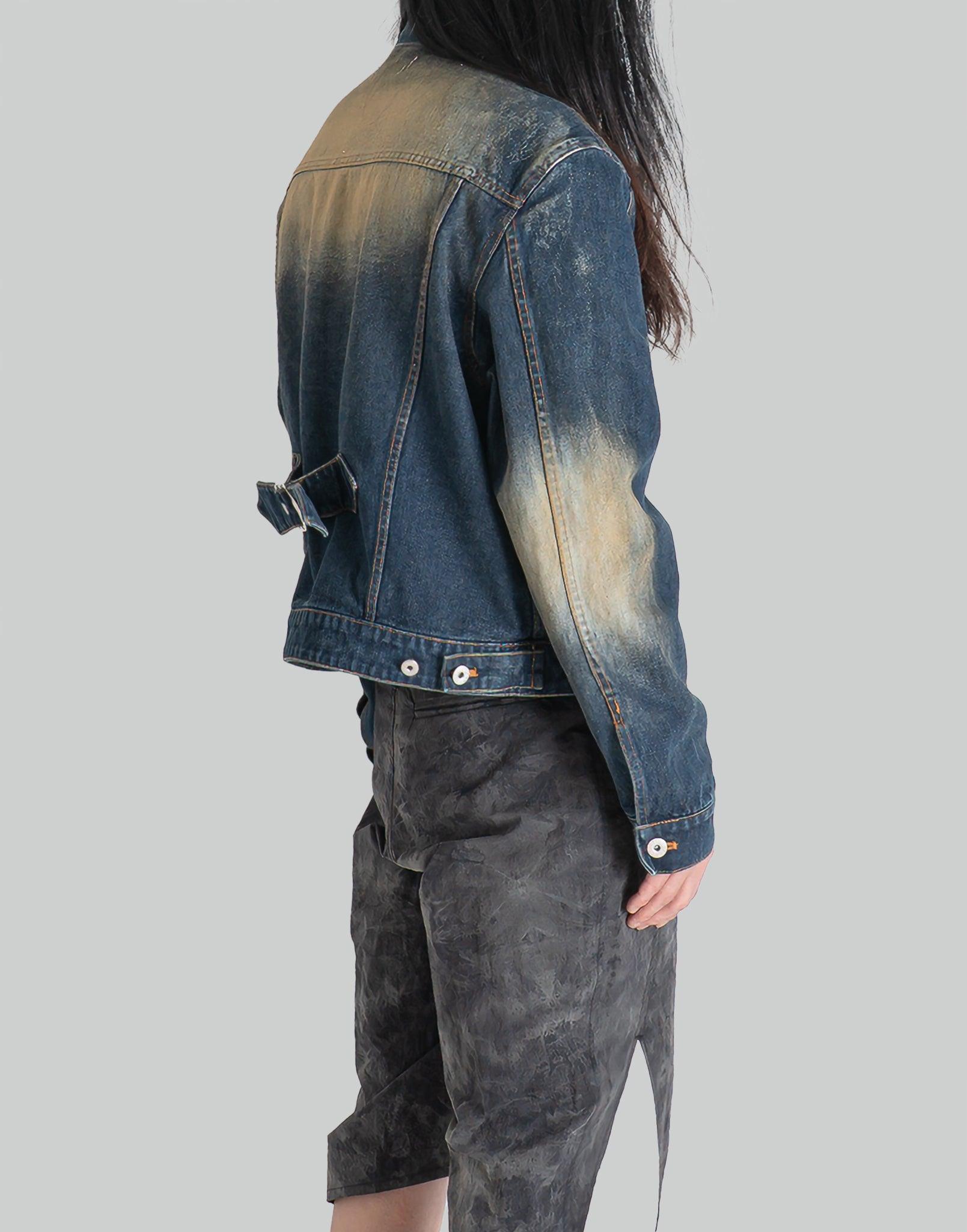 JUNTAE KIM - GATHERED DENIM JACKET - 082plus