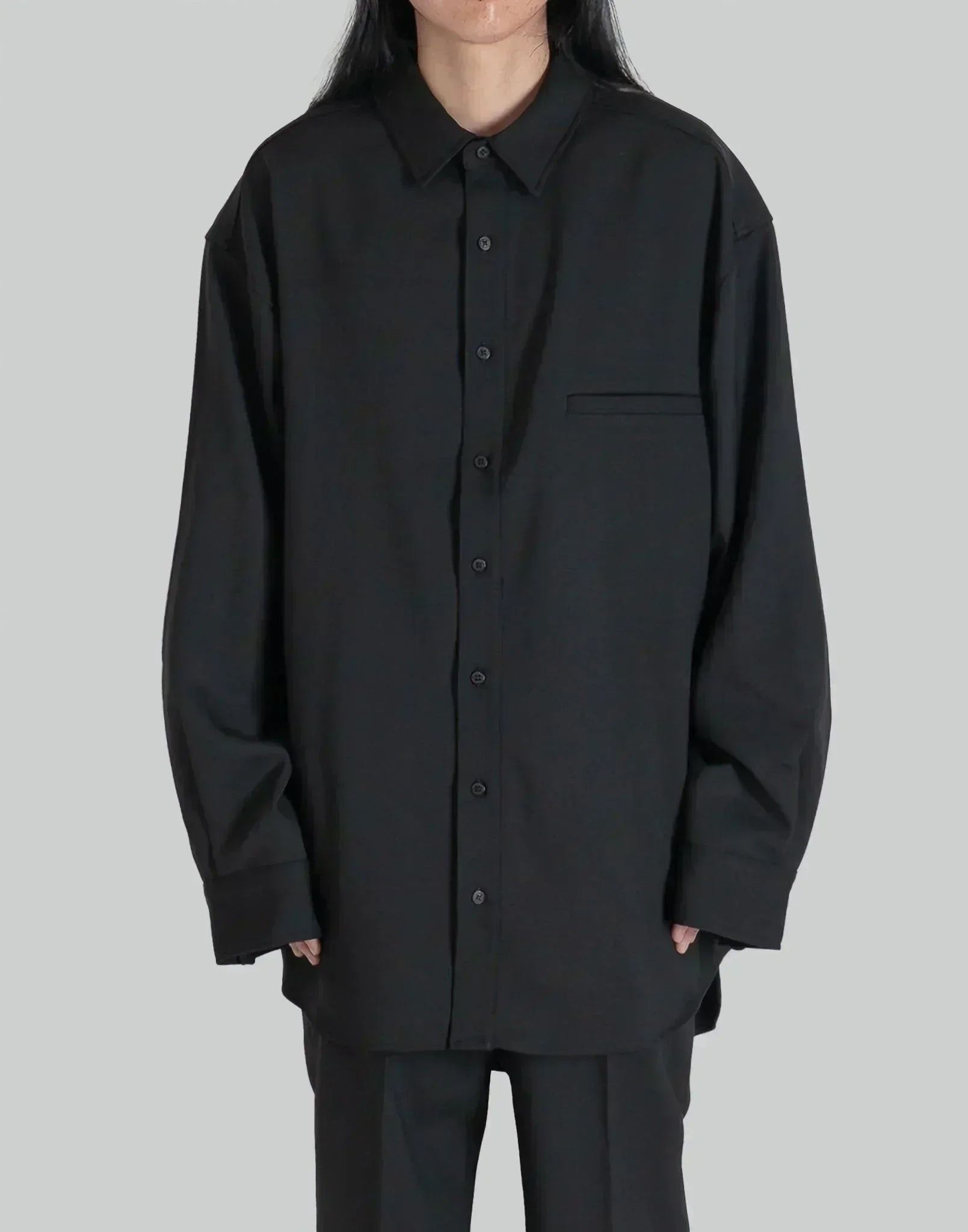 entire studios - GIANT WOOL SHIRT - 082plus