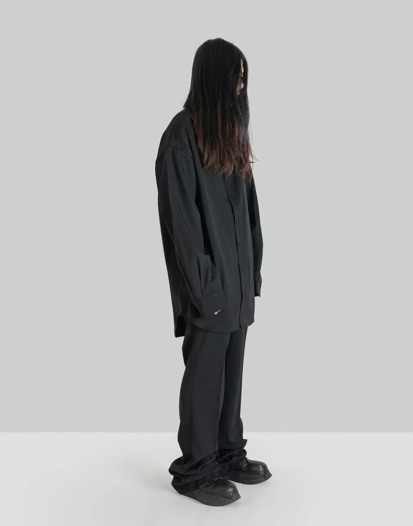entire studios - GIANT WOOL SHIRT - 082plus