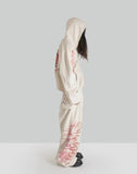 SANKUANZ - GRAFFITI PRINT WAISTBAND BAGGY SWEATPANTS - 082plus