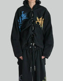 SANKUANZ - GRAFFITI PRINT ZIP HOODIE - 082plus
