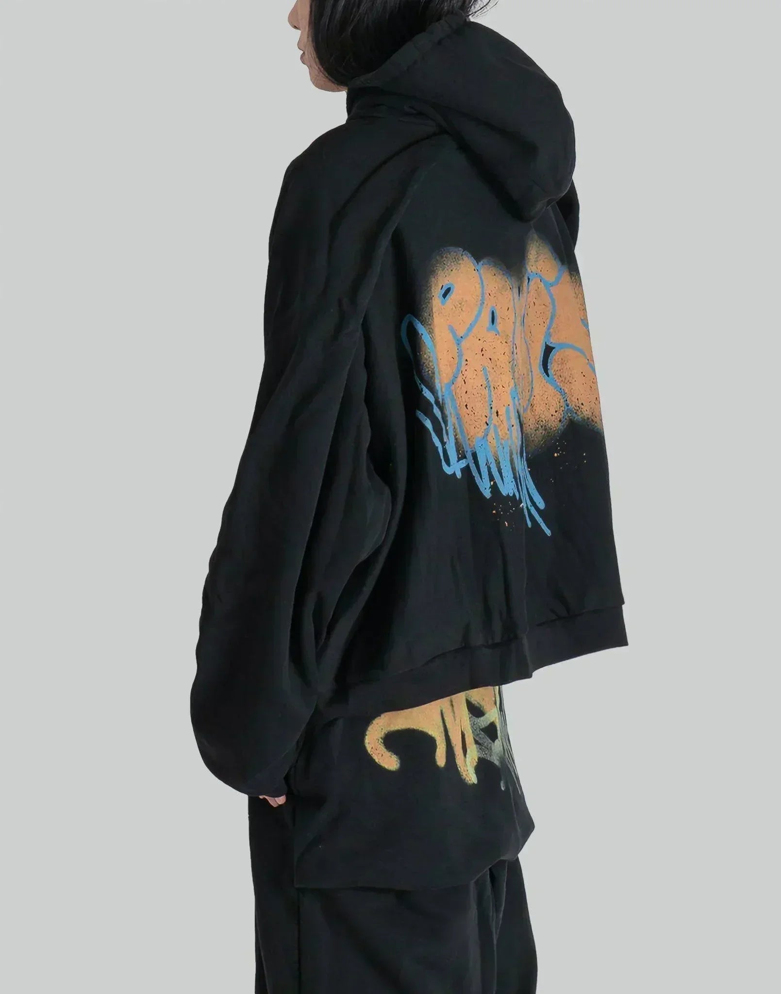 SANKUANZ - GRAFFITI PRINT ZIP HOODIE - 082plus