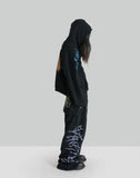 SANKUANZ - GRAFFITI PRINT ZIP HOODIE - 082plus