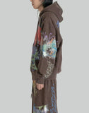 SANKUANZ - GRAFFITI PRINT ZIP HOODIE - 082plus