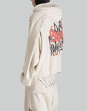 SANKUANZ - GRAFFITI PRINT ZIP HOODIE - 082plus