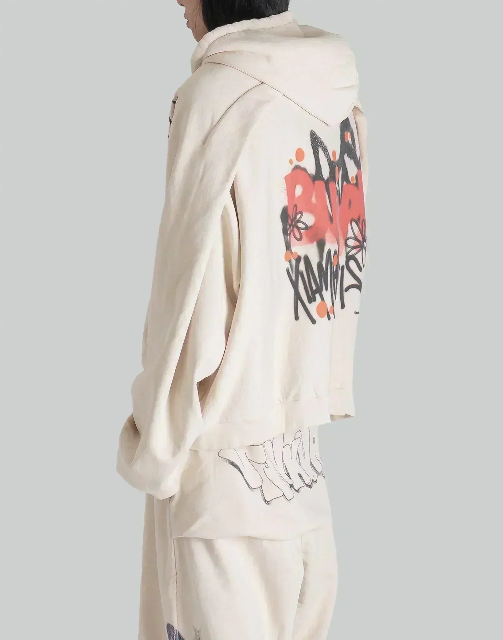 SANKUANZ - GRAFFITI PRINT ZIP HOODIE - 082plus