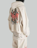 SANKUANZ - GRAFFITI PRINT ZIP HOODIE - 082plus