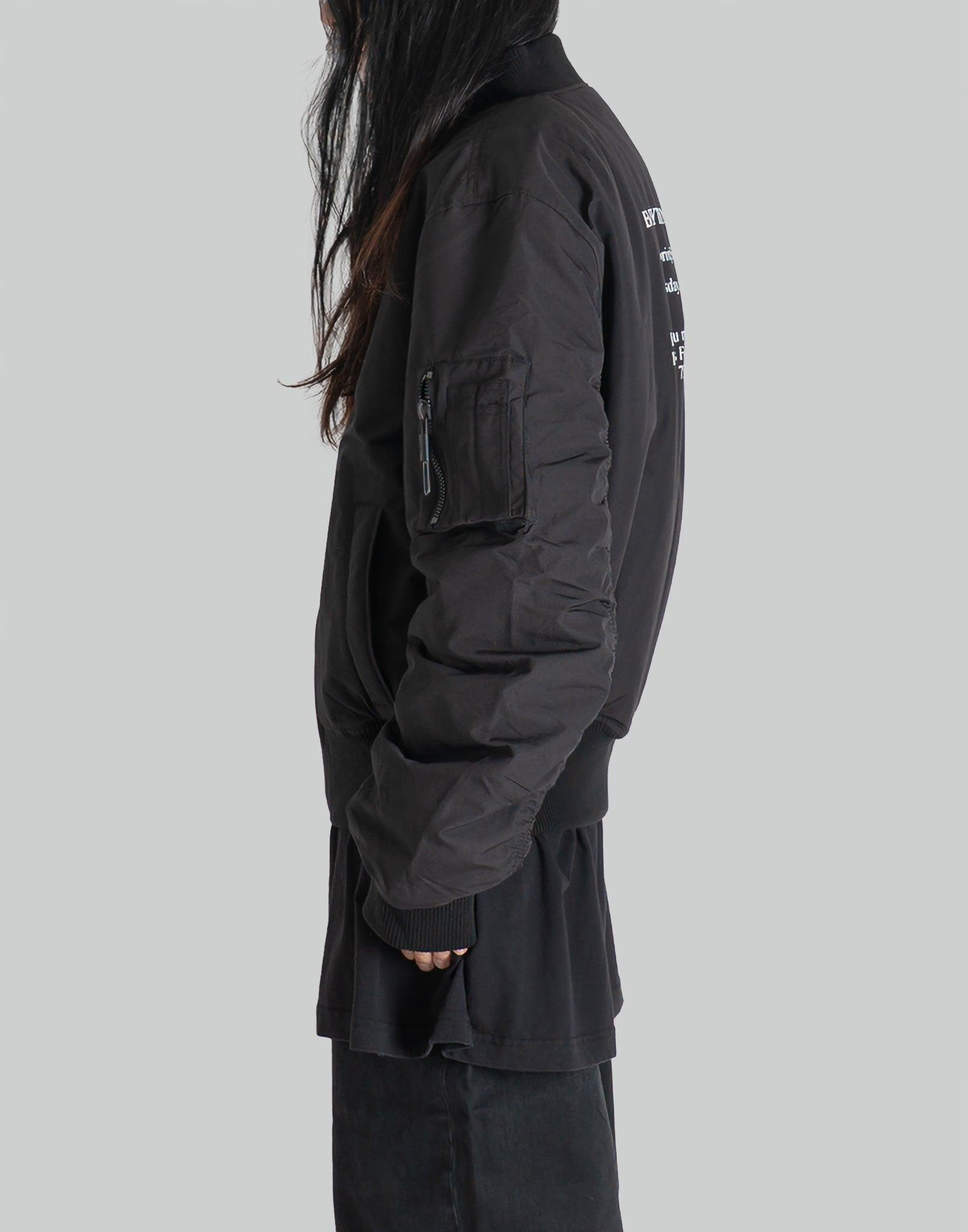 032C - 'GUEST LIST'' CLASSIC BOMBER JACKET - 082plus