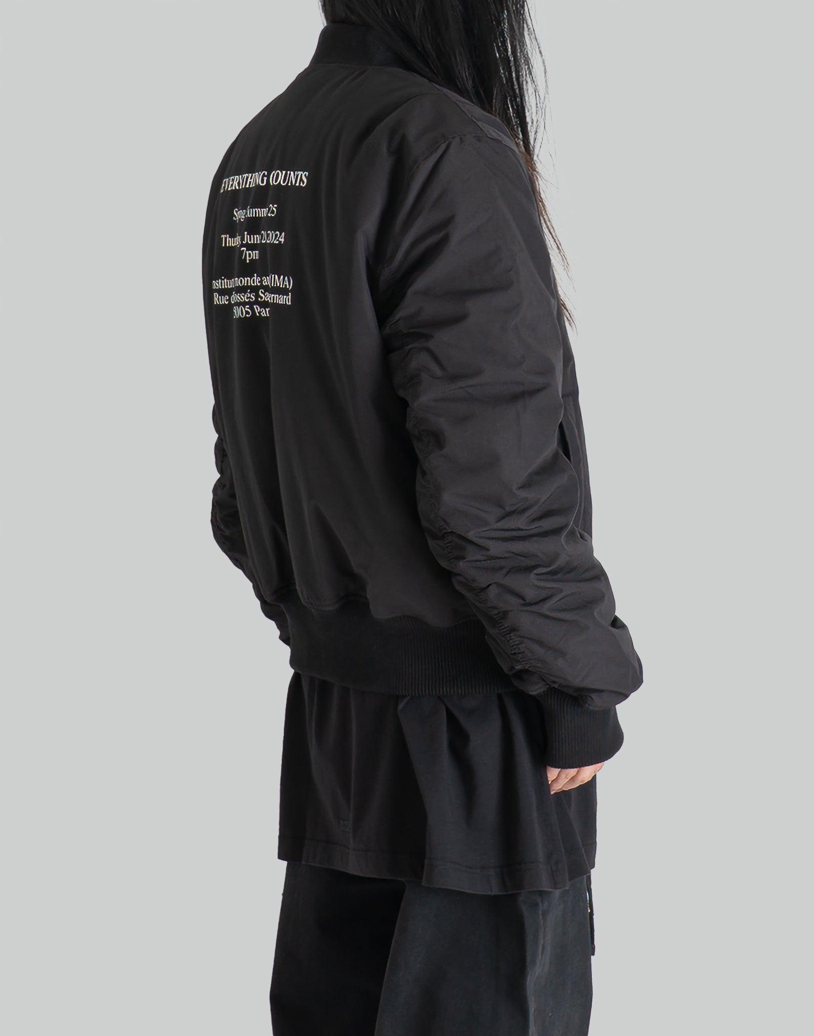 032C - 'GUEST LIST'' CLASSIC BOMBER JACKET - 082plus