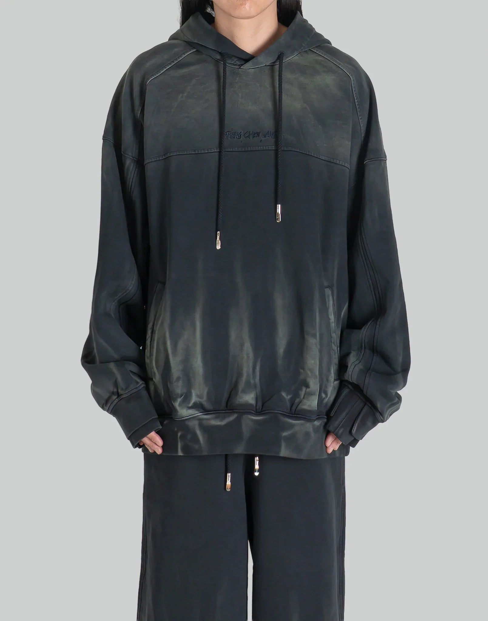 FENG CHEN WANG Gradient tie dye hoodie – 082plus