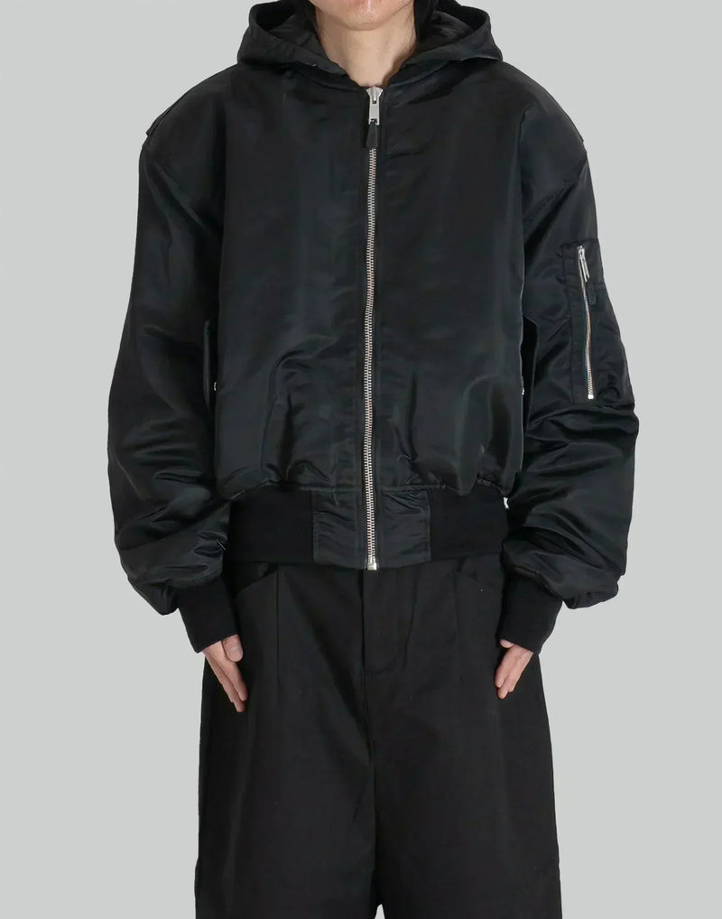 entire studios - HOODED BROAD BOMBER - 082plus
